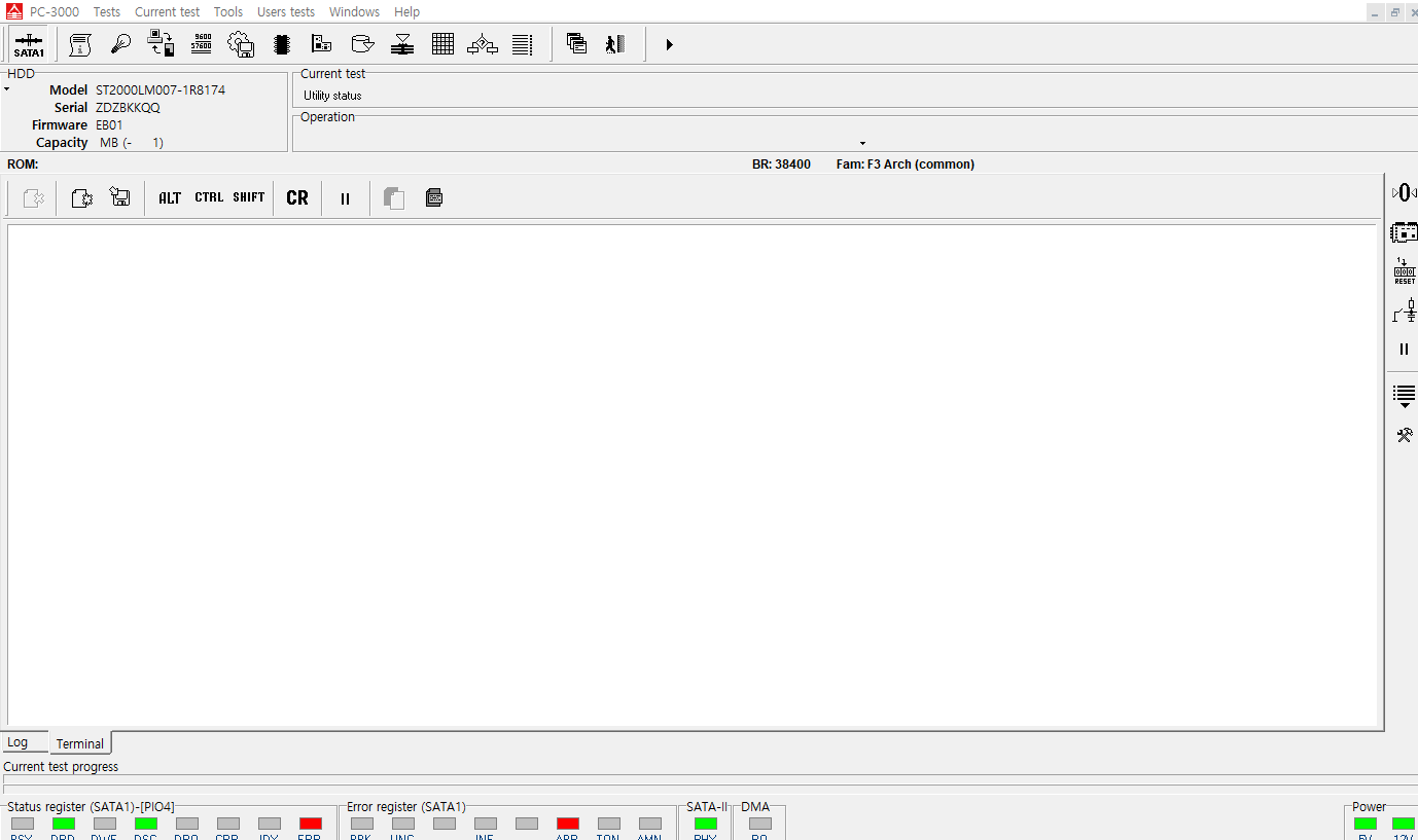 배드섹터로 인한 손상 step 2